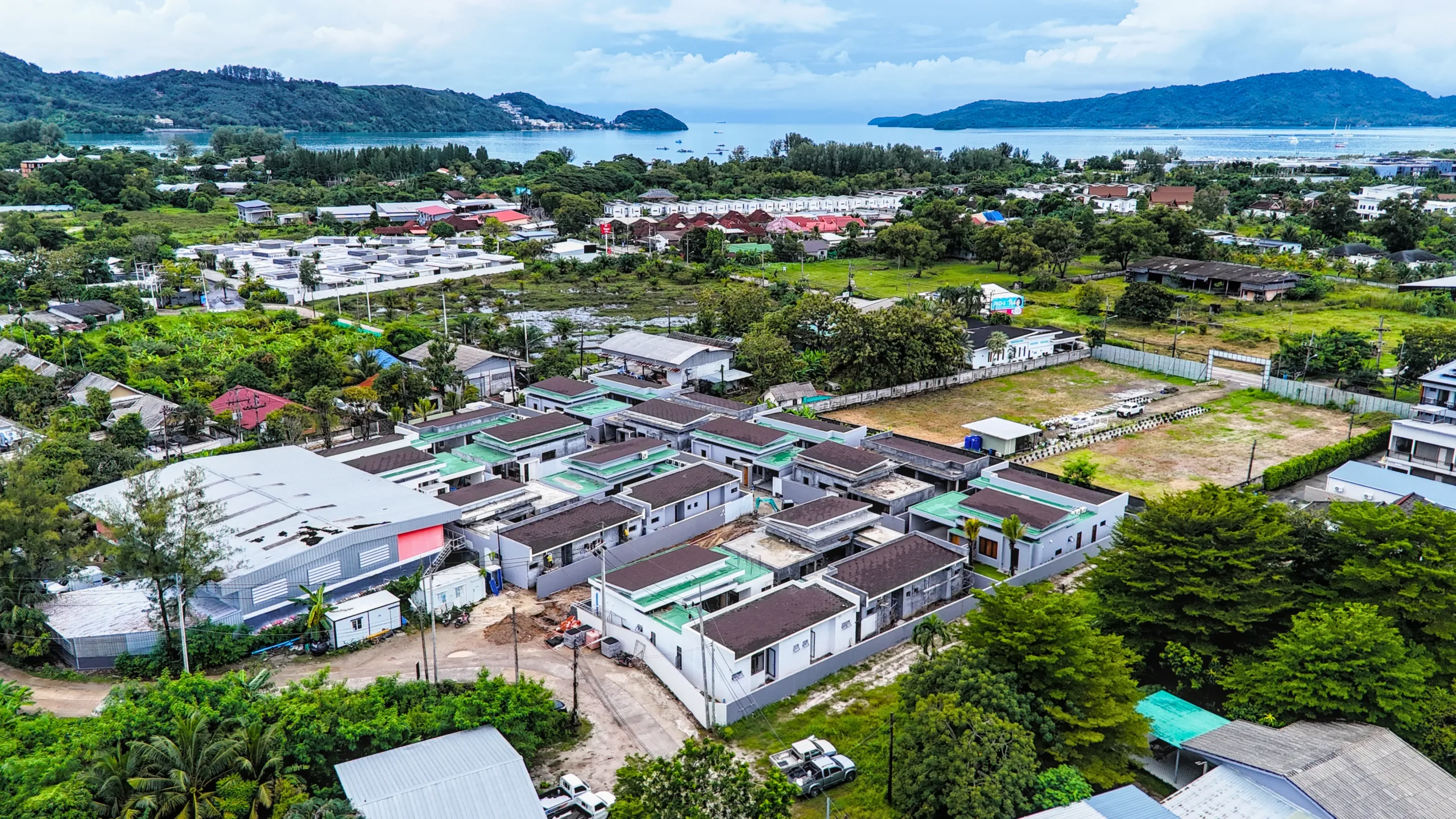 To’Summer Villa construction progress, aerial view