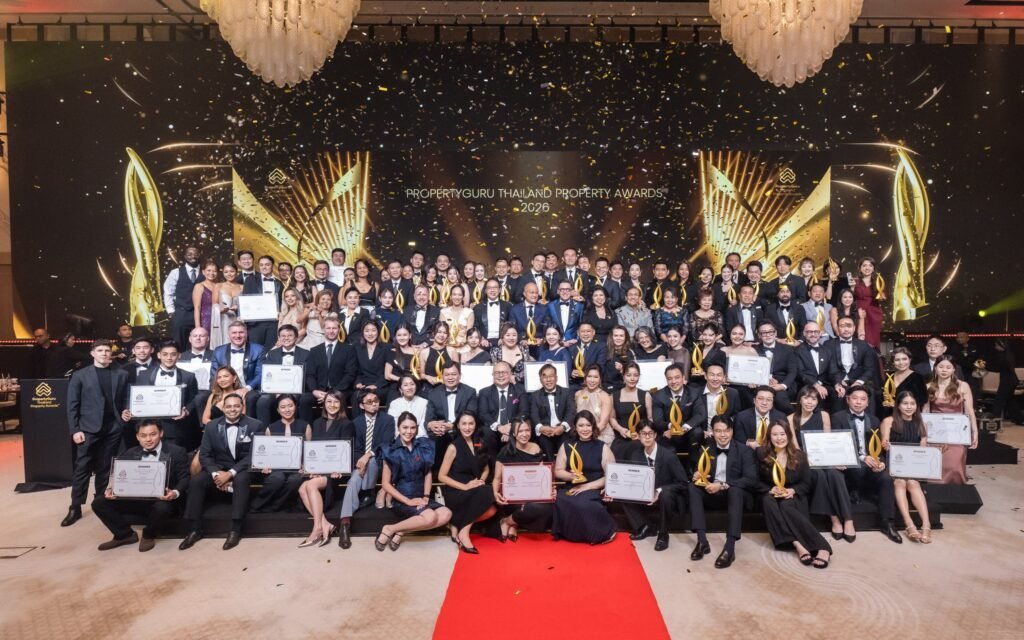 Group photo of the winners at the 21st PropertyGuru Thailand Property Awards 2026