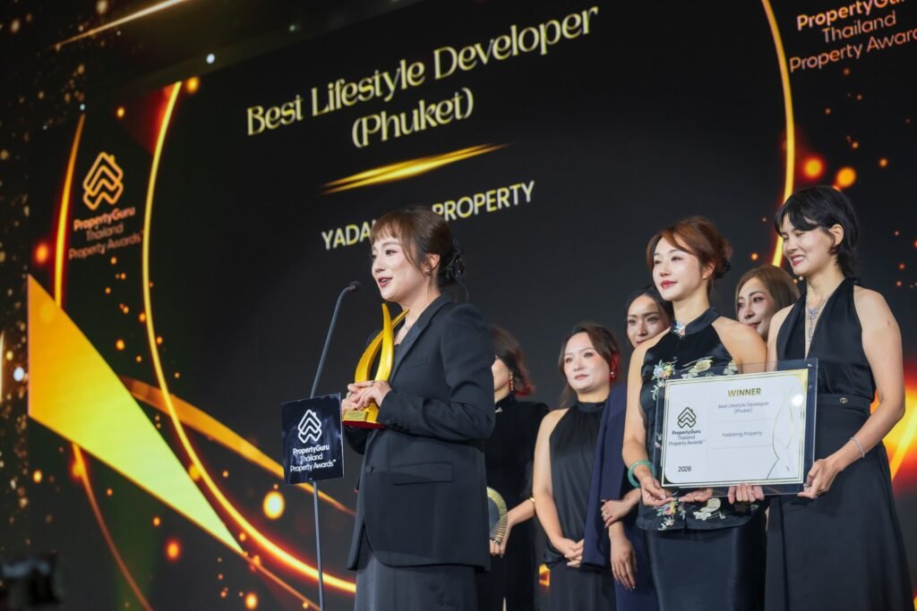 Acceptance speech for Best Lifestyle Developer (Phuket) at the 21st PropertyGuru Thailand Property Awards 2026